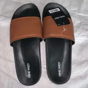 Nine West Mens Slides, Cognac, Size 11 NWT Nine West Tiago Men main image 4